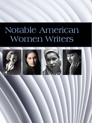 cover image of Notable American Women Writers